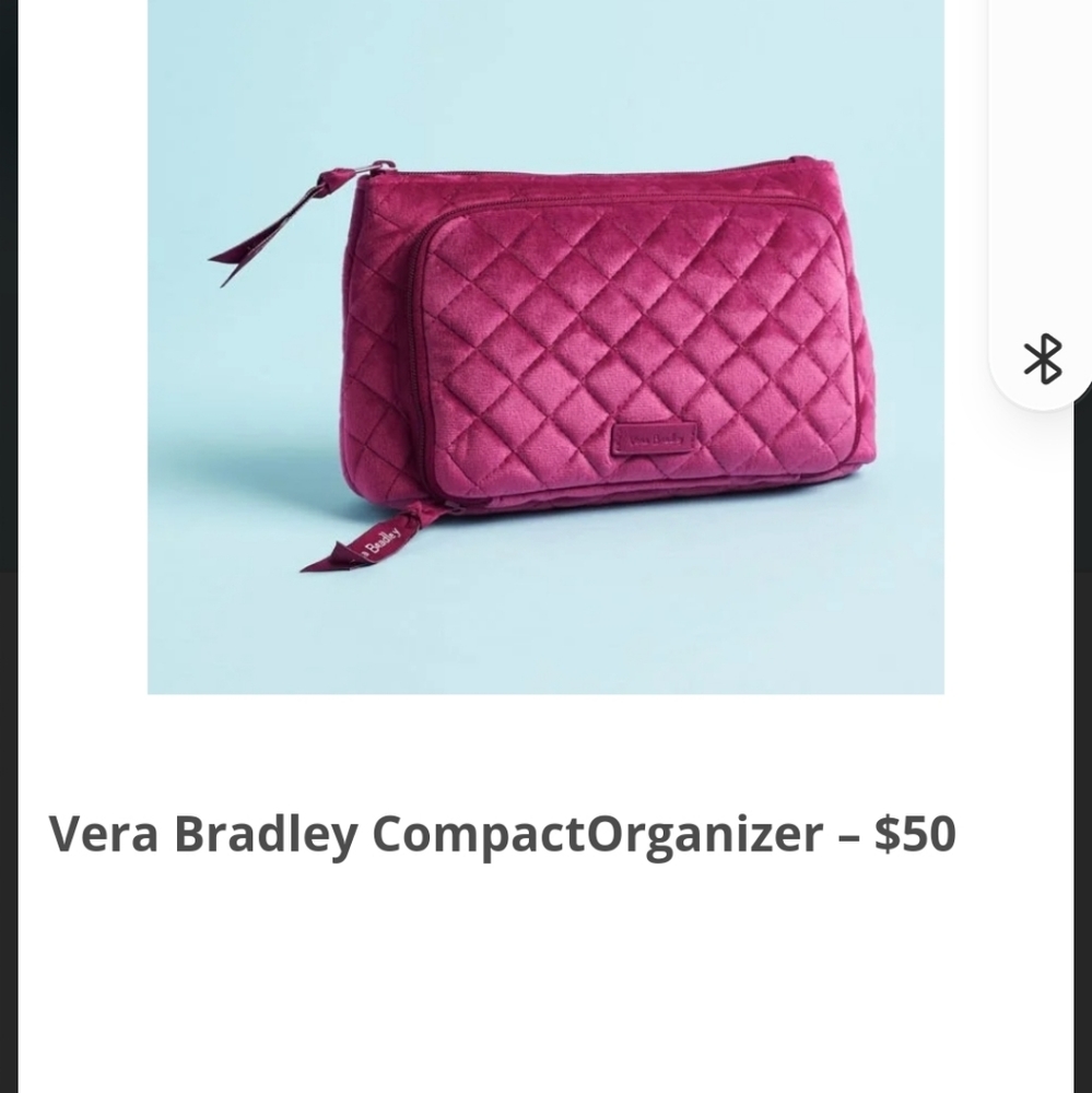 Vera Bradley Compact Organizer